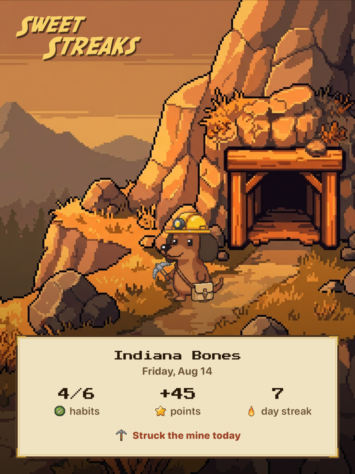 Postcard: the mine trail